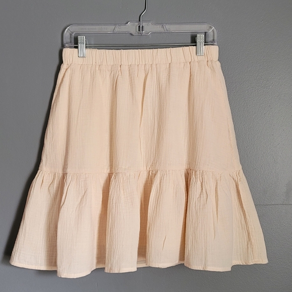 Shop Style Your Senses 100% Cotton Cream Skirt. Size M - Picture 1 of 6